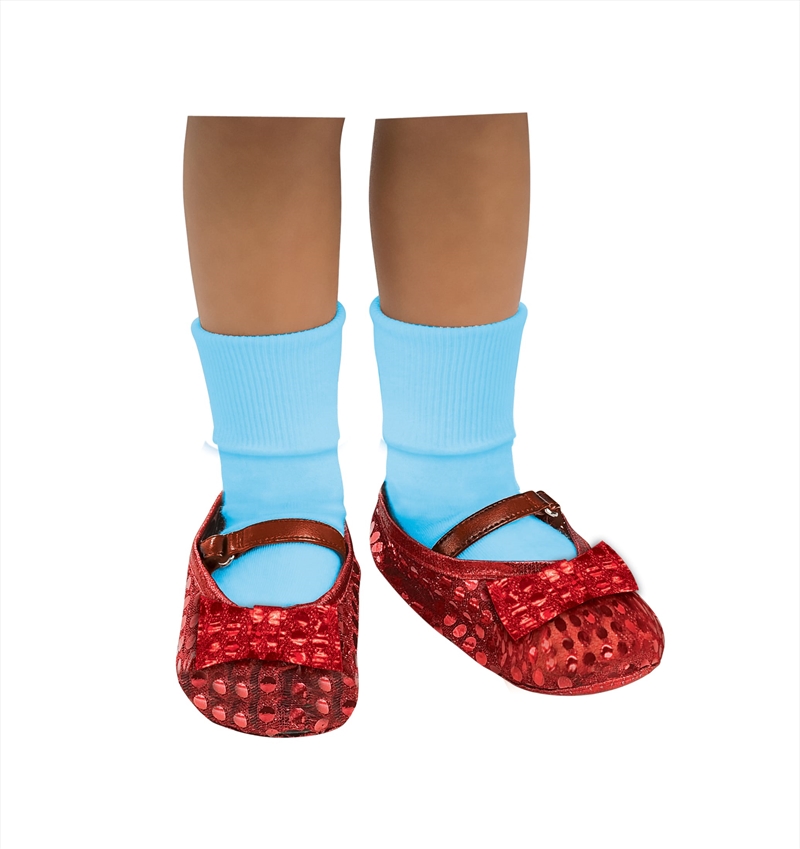 Dorothy Sequin Shoe Covers Child - Size 11-13 Us/Product Detail/Costumes