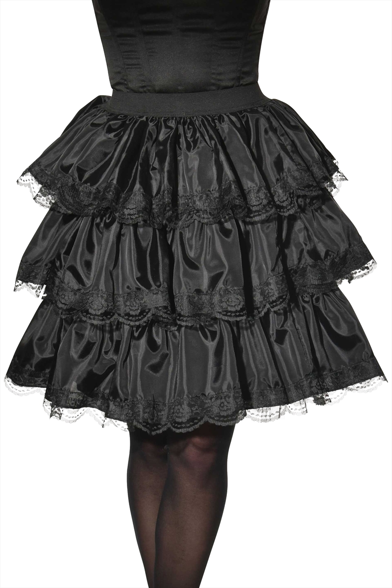 Black Ruffle Skirt - Adult/Product Detail/Costumes